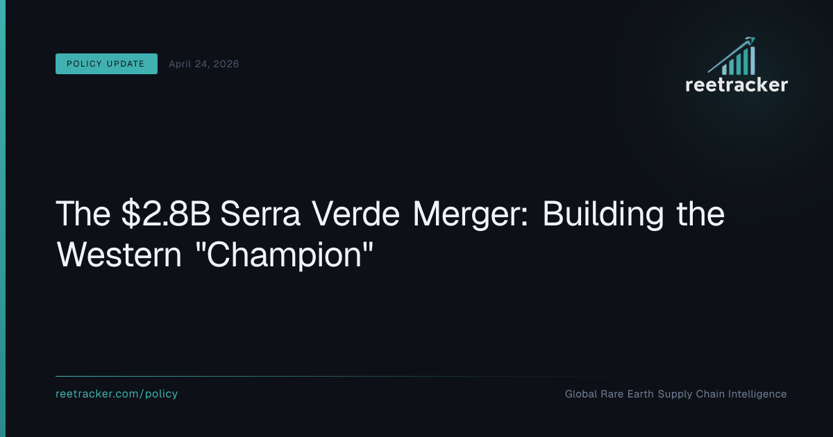 The $2.8B Serra Verde Merger: Building the Western 
